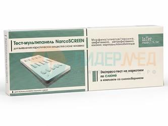 Тест-система NarcoSCREEN для выявления 5 видов наркотических веществ в слюне человека